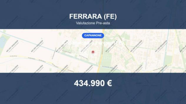 Immobile in asta di 4160 m² in vendita a Ferrara