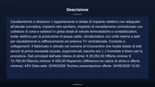 Immobile in asta di 72 m² in vendita a Crescentino - Foto 5