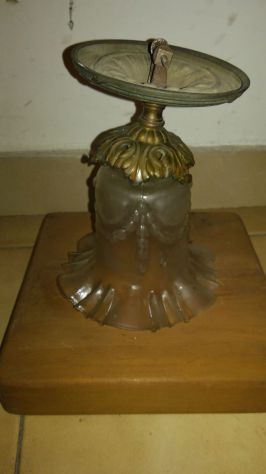Piccola plafoniera francese del 1920 - Foto 3