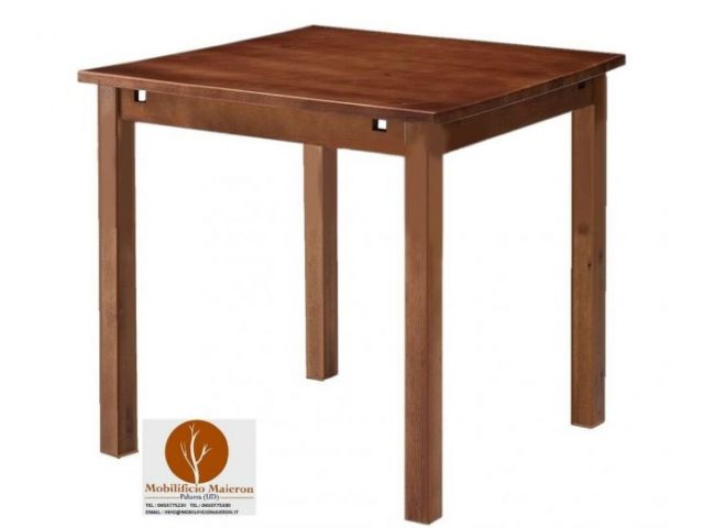 Tavoli Legno Per Arredo Bar Ristorante Birreria 70x70x3 cod806 70