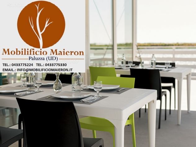 Sedie Tavoli Viterbo In Polipropilene Impilabili Arredo Bar Ristorante Esterno - Foto 5