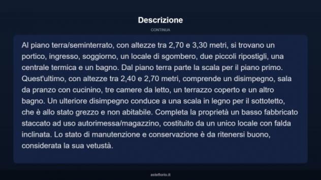 Immobile in asta di 225 m² con più di 5 locali e box auto in vendita a Montiglio Monferrato - Foto 4
