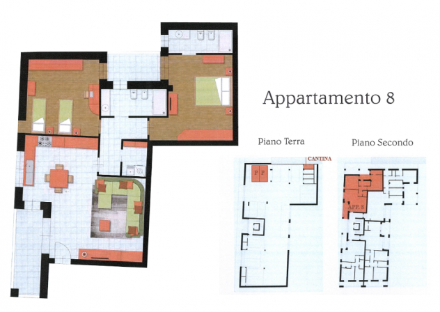 Appartamento in vendita a Cascina 110 mq Rif: 1316376 - Foto 5