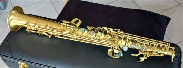 Sax Soprano YAMAHA CUSTOM Style in BRONZO Satinato Nuovo - Foto 6