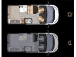 Dreamer D 43UP Fun + van 5.40m con tetto POP UP