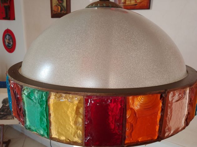 Lampadario Antico Pezzo unico Collezionismo Made Italy - Foto 7