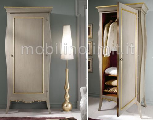 Armadio 1 anta - Profili in oro - Nuovo