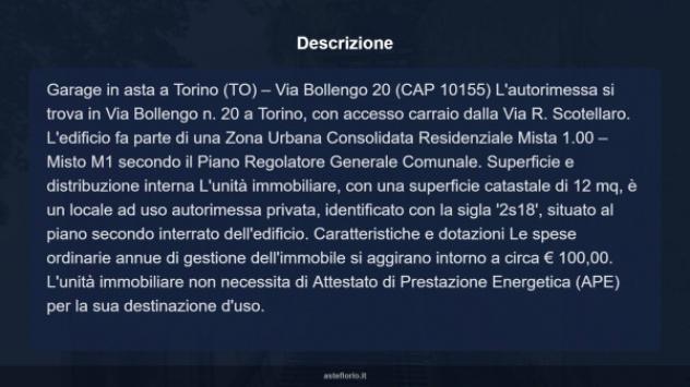 Immobile in asta di 12 m² in vendita a Torino - Foto 9