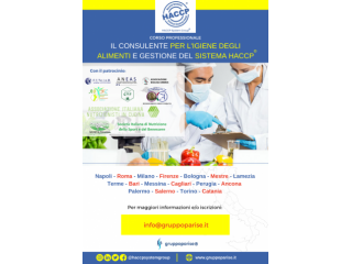 CORSO CONSULENTE HACCP