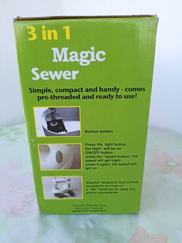 Magic Sewer 3 in 1, mini macchina per cucire - Foto 2