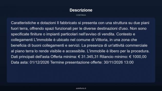 Immobile in asta di 66 m² in vendita a Vittoria - Foto 4