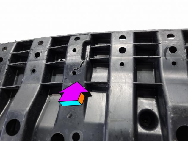CARTER PARAURTI ANTERIORE INFERIORE TOYOTA Yaris Serie 52618-0D040 (1416) - Foto 9