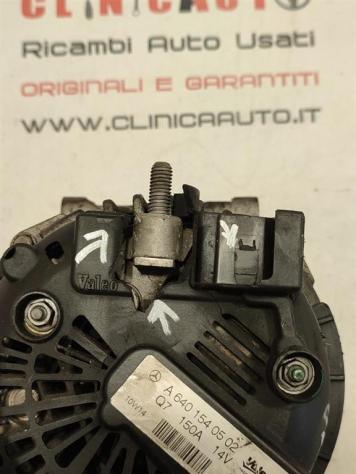 ALTERNATORE MERCEDES Classe A W169 4° Serie A6401540502 640940 diesel 1991 (08) - Foto 4