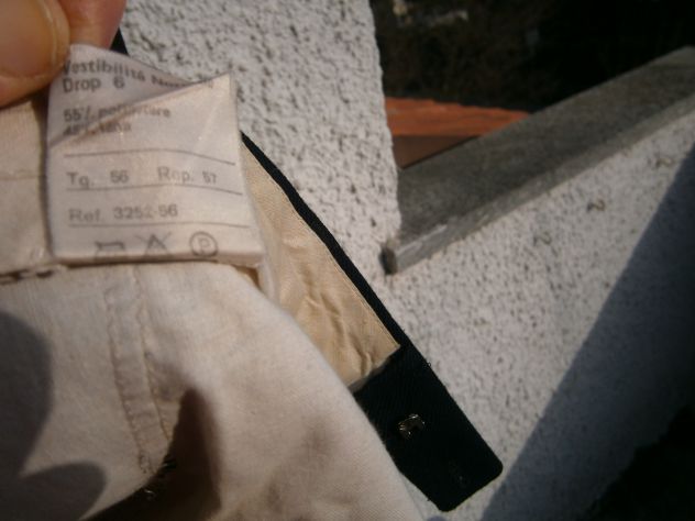 Pantaloni uomo sartoriali misto lana taglia 56 - Foto 6