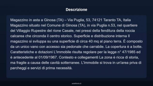 Immobile in asta di 40 m² in vendita a Ginosa - Foto 6