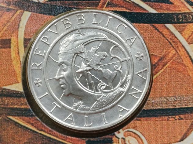 1990 Italy 500 lire " V Centenario Scoperta dell' America " 2° EMISSIONE.