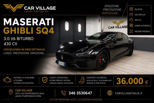 Maserati Ghibli V6 430 CV Q4 Trofeo