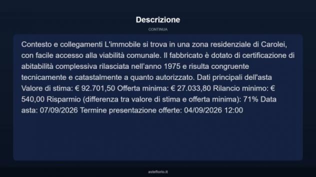 Immobile in asta di 154 m² con più di 5 locali in vendita a Carolei - Foto 13