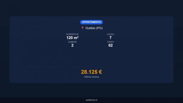 Immobile in asta di 120 m² con più di 5 locali in vendita a Gubbio - Foto 16