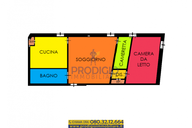 Raffinato appartamento trilocale ristrutturato centralissimo in vendita - Foto 10