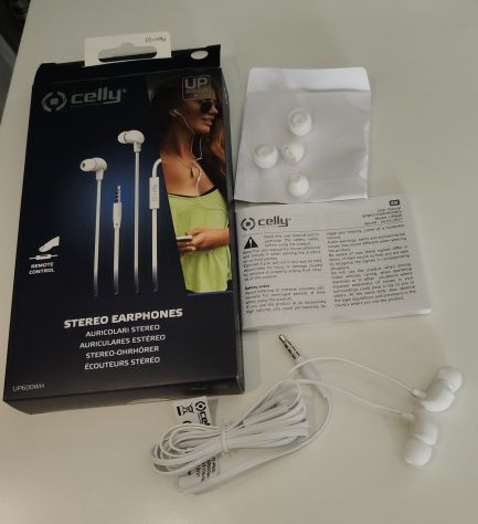 Auricolari bianchi Stereo in-ear NUOVI MAI USATI