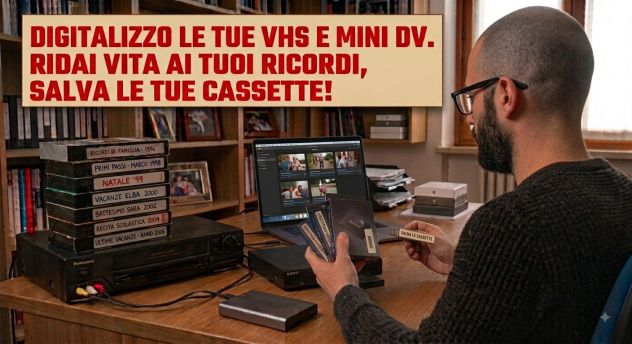 Digitalizzo le tue vecchie cassette