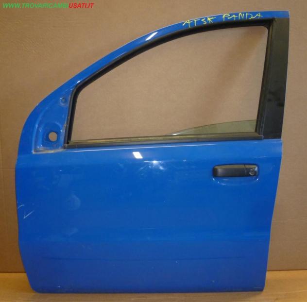 PORTA ANT.S. BLU MET. (No Alzavetro) C/SERR. Carrozzeria Lamierati esterni Porte Porta ant. sx. FIAT - PANDA - 01-09-2003 - 01-12-2011, FIAT - PAN