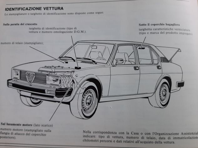 ALFA ROMEO ALFETTA 2000 USO E MANUTENZIONE ORIGINALE - Foto 6