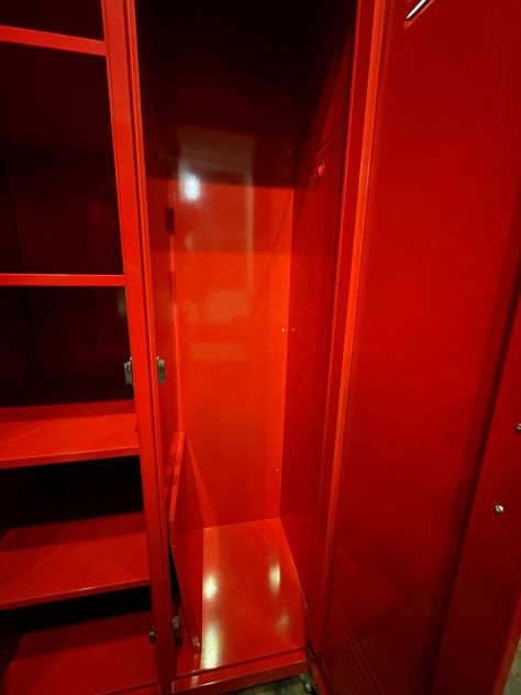 Guardaroba Loft a rotelle - laccato rosso - vendesi per ristrutturazione interni - Foto 9