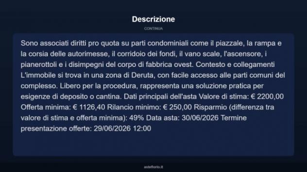 Immobile in asta di 5 m² in vendita a Deruta - Foto 5