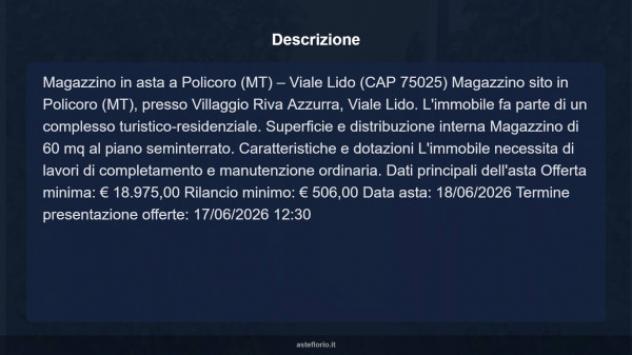 Immobile in asta di 60 m² in vendita a Policoro - Foto 9