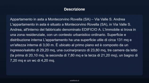 Immobile in asta di 131 m² con più di 5 locali in vendita a Montecorvino Rovella - Foto 11