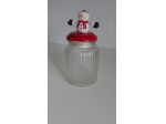 Vaso/contenitore con tappo pupazzo di neve