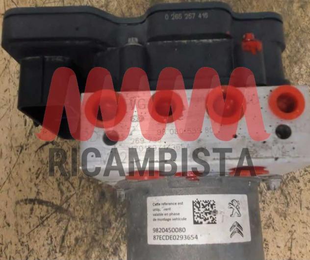 0265956240 Peugeot Expert 2.0 HDI centralina ABS gruppo pompa Bosch