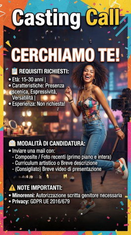 ✨ CASTING NUOVI VOLTI: CERCASI FOTOMODELLE (ANCHE PRIMA ESPERIENZA)
