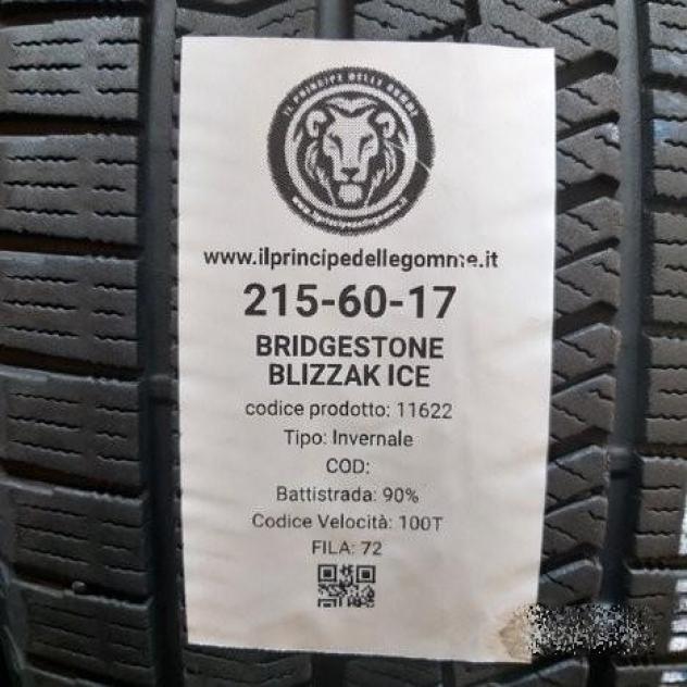 4 gomme 215 60 17 bridgestone a11622 - Foto 2
