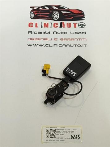 AGGANCIO CINTURA DI SICUREZZA POSTERIORE MERCEDES Classe A W169 3° Serie 1698603169 266920 (0408) - Foto 2