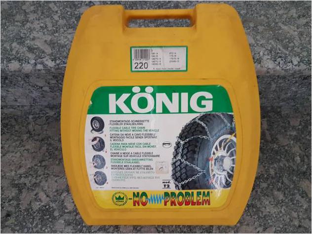 catene KONIG grosse x auto e furgoni cod.220. Usato