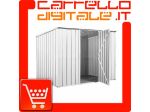 Box prefabbricato, casetta da giardino in lamiera zincata. Capanno deposito &hellip;