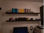 Libreria con ante, Scrivania e Mensole abbinate