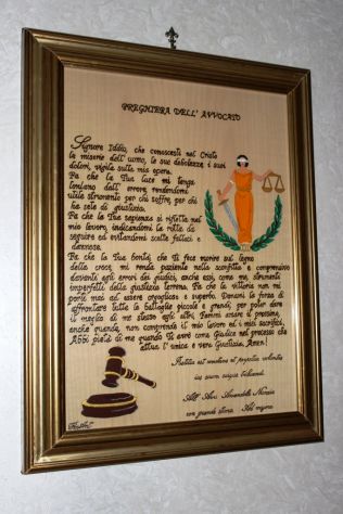 QUADRO PREGHIERA DEL GIUDICE - Foto 3
