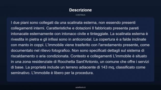 Immobile in asta di 65 m² in vendita a Rocchetta Sant'Antonio - Foto 9