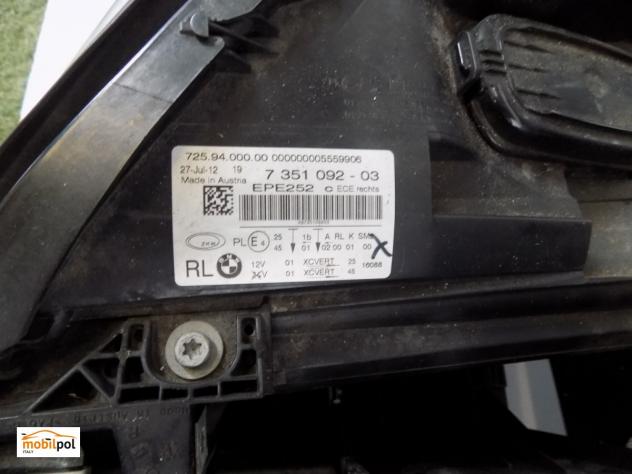 BMW 7 F01 02 Fari anteriori e cofano anteriore Paraurti 12154 - Foto 6