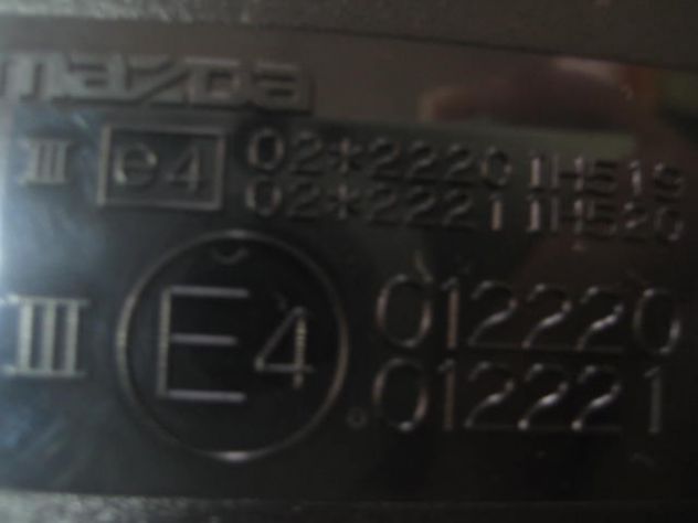 SPECCHIETTO RETROVISORE SINISTRO ELETTRICO MAZDA 012220 - Foto 2