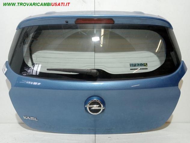 PORTELLO POST. AZZURO MET. CON MOT. 999-U1310565 Carrozzeria  Lamierati esterni  Portello  Portello post. OPEL - KARL - 01-04-2015 -