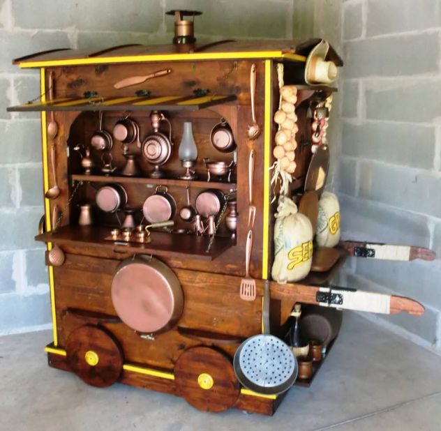 CARROZZONE IN LEGNO SCENOGRAFICO - Foto 10