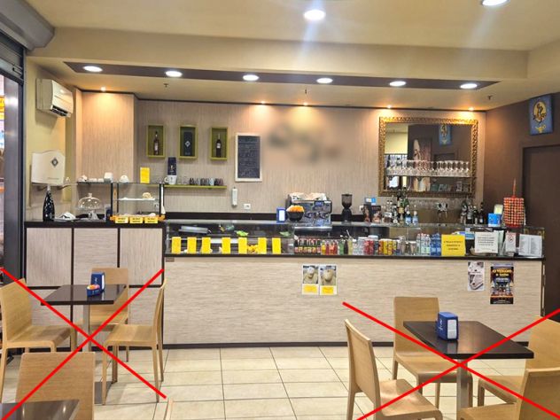 ARREDO BAR PER AREA DI SERVIZIO USATO