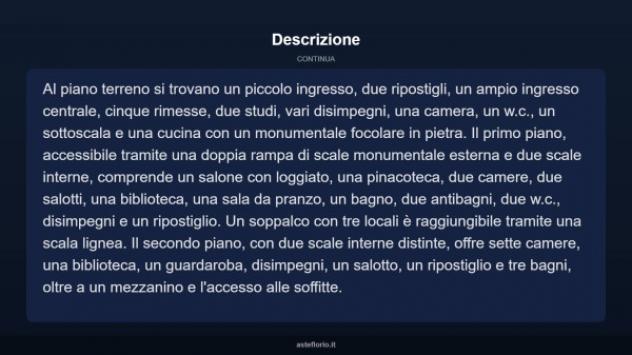Immobile in asta di 1182 m² con più di 5 locali in vendita a Pistoia - Foto 17