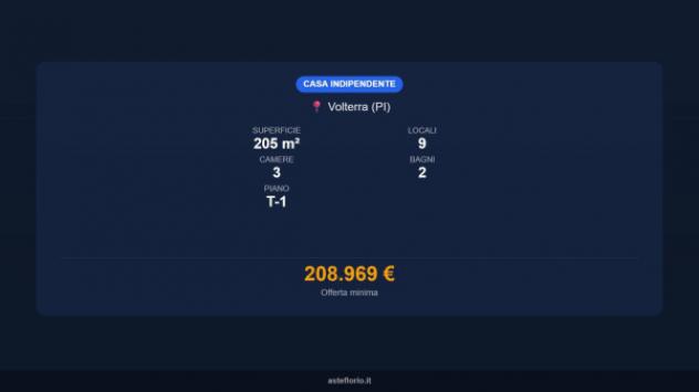 Immobile in asta di 205 m² in vendita a Volterra - Foto 16