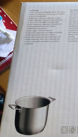 Pentola e coperchio ALESSI 20cm 5L Pots&Pans NUOVI - Foto 2